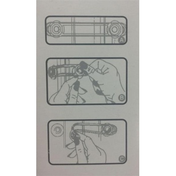 Çocuk Güvenlik Silikon Çekmece Dolap Kilidi