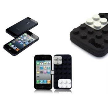 Şekilli Silikon iPhone Kılıfı Siyah