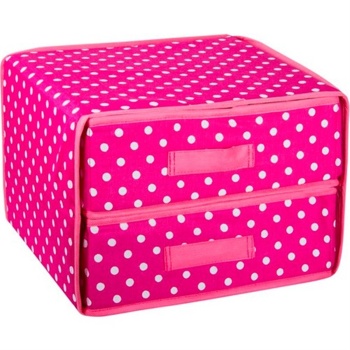 ® Katlanabilir 2 Bölmeli Bez Çekmeceli Organizer