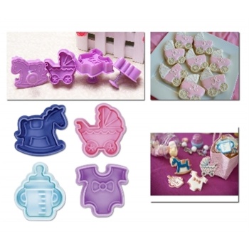 Plastik Basmatik KuraKalıbı Baby Shower