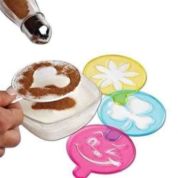 4 lü Çeşitli Pasta Süsleme Şablonları