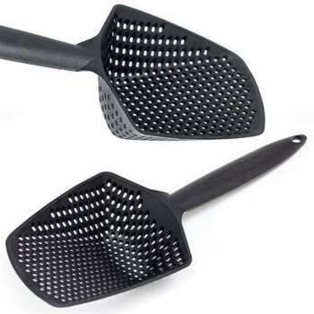 Renkli Süzgeç Makarna Salata Kepçe Kedi Kum Kürek