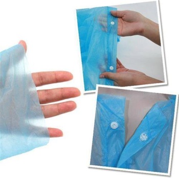 Çıtçıtlı Tek Kullanımlık Yağmurluk Kullan At 5 Adet