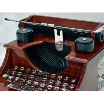 Daktilo Şeklinde Takı Çekmeceli Müzik Kutusu