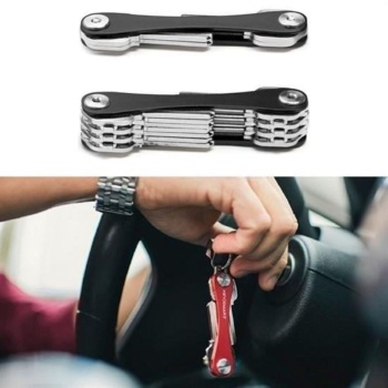 Hazneli Akıllı Anahtar Organizeri Düzenleyici Kayıp Önleyici Anahtarlık