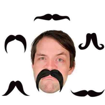 Takma Tel Tek Pala Bıyık Şaka Sihir Malzeme