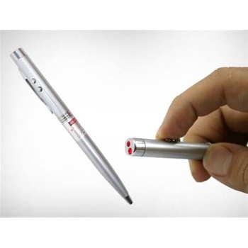 Lazerli Led Işıklı Tükenmez Kalem