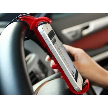 Kelepçeli Yükseklik Ayarlı Direksiyon Arası Telefon Sabitleyici