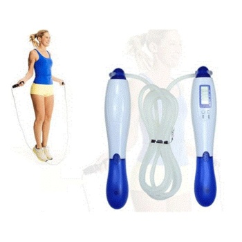 Sayaçlı Kilo Kalori Yağ Ölçerli Dijital İp Atlama Aleti