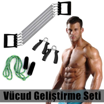 Vücut Geliştirme Seti 3 Fonksiyonlu Profesyonel Set