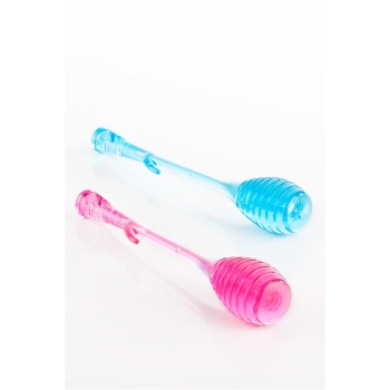 Rengarenk Plastik Bal Reçel Kaşığı