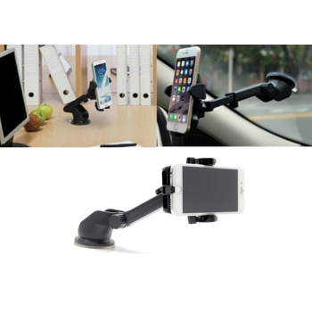 Vantuzlu Torpido Üstü Ayarlanabilen Araç İçi Telefon Tutucu
