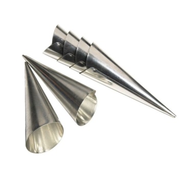 Paslanmaz Çelik 6 lı Hamur Şekillendirici Kornet Kalıbı