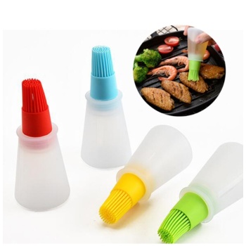 Silikon Pompalı Hazneli Yağ Sos Yumurta Fırça Barbekü Izgara Ölçek