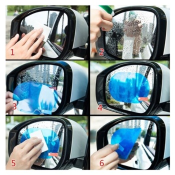 Oto Araç Araba Dış Yan Ayna Yağmur Tutmaz Kaydırıcı Film 2 Adet