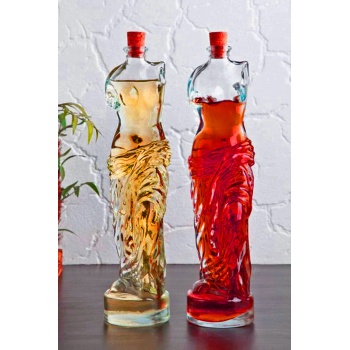 Venüs Yağdanlık Kadın Figürlü Sirkelik Sosluk 200 ML 2li Set