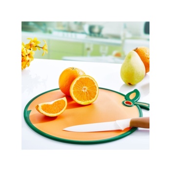 Portakal Figürlü Kaydırmaz Kesme Tahtası Doğrama Panosu