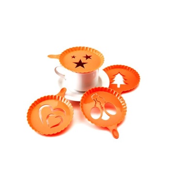 Renkli Kahve Süsleme Şablonları  8Li Magic Süsleme Şablonu