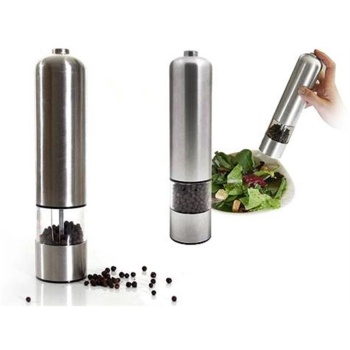 Pilli Otomatik IşıklıTuşlu Baharat Değirmeni