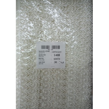 ® Dantel Polyester Güpür Bant Krem 30 Metre En 3 cm ON-1408-KR