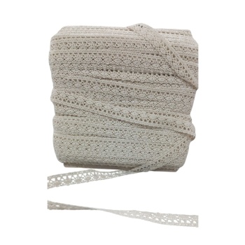 ® Kopanaki Dantel en 1 cm Göz Model Krem 1 Metre