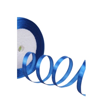 ® Saten Kurdele 6 mm Petrol Mavisi 70 Metre