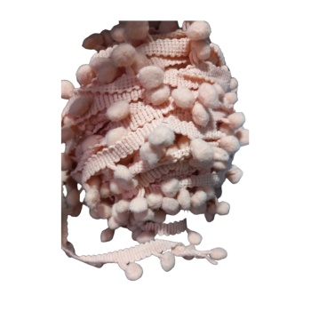 ® Sıralı Ponpon 1 Metre Somon