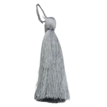 ® Püskül Tekli 10 cm 1 Adet Gri