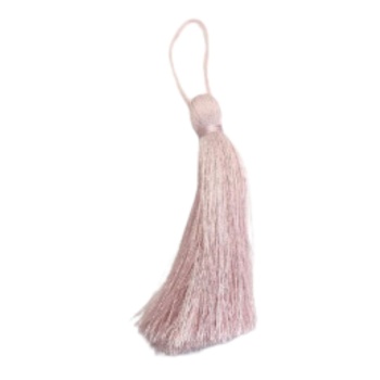 ® Püskül Tekli 10 cm 1 Adet Toz Pembe