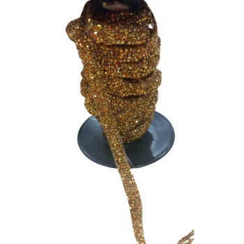 ® Silikonlu Yapıştırma Taş 1 cm Gold 5 Metre