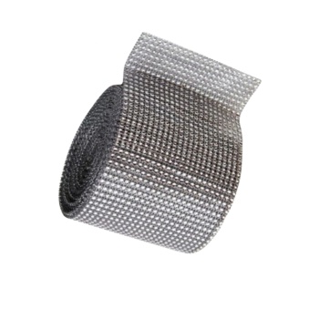 Biyomak® Sıralı Taş Şerit 24lü Gümüş 10 Metre