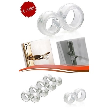 ®  Silikon Kapı & Pencere Vurma Önleyici Stoper Kapı Tamponu 4 Adet