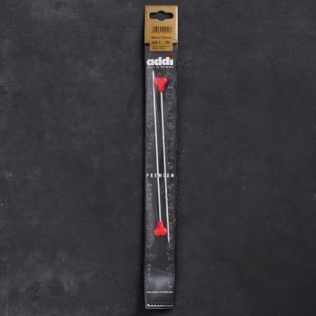 ® Addi Kalpli 2mm 20cm Klasik Alüminyum Örgü Şişi -