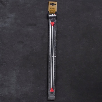 ® Addi Kalpli 4mm 35cm Klasik Alüminyum Örgü Şişi -