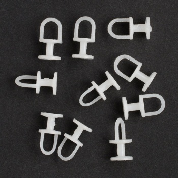 Biyomak® Loren Perde Düğmesi 10 adet Yuvarlak Tabanlı