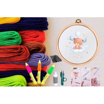 ® Punch Seti Nakış Seti Kasnaklı Kendin Yap Seti Seri 52