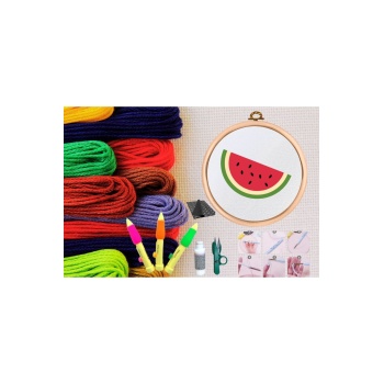 ® Punch Seti Nakış Seti Kasnaklı Kendin Yap Seti Seri 6