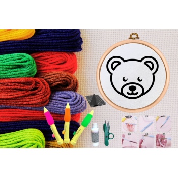 ® Punch Seti Nakış Seti Kasnaklı Kendin Yap Seti Seri 60