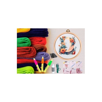 ® Punch Seti Nakış Seti Kasnaklı Kendin Yap Seti Seri 63