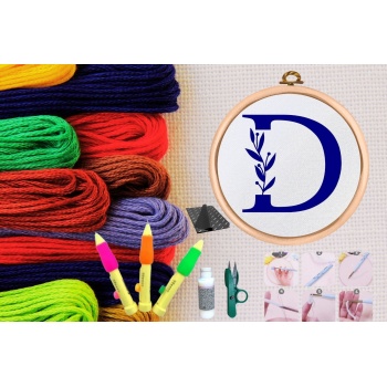 ® Punch Seti Nakış Seti Kasnaklı Kendin Yap Seti Seri 64