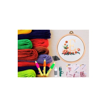 ® Punch Seti Nakış Seti Kasnaklı Kendin Yap Seti Seri 65