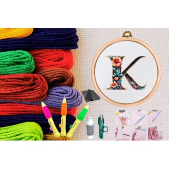 ® Punch Seti Nakış Seti Kasnaklı Kendin Yap Seti Seri 76