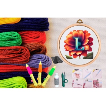 ® Punch Seti Nakış Seti Kasnaklı Kendin Yap Seti Seri 79