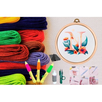 ® Punch Seti Nakış Seti Kasnaklı Kendin Yap Seti Seri 81