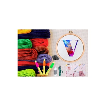 ® Punch Seti Nakış Seti Kasnaklı Kendin Yap Seti Seri 94