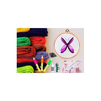 ® Punch Seti Nakış Seti Kasnaklı Kendin Yap Seti Seri 99