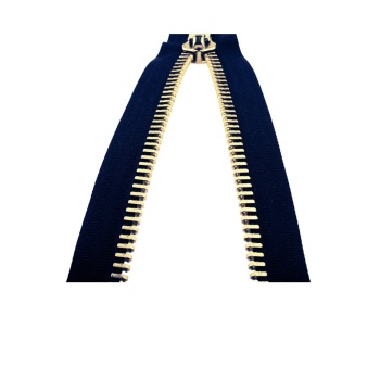 ® Demir Dişli Çanta Fermuarı en 3 cm Petrol Mavisi