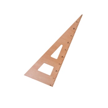 Biyomak® Üçgen Riga Cetvel 45 cm