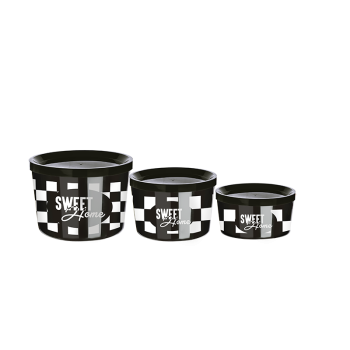 ® Saklama Kabı 3 Boy İç İçe Geçmeli Kolay Saklanır Yer Tutmaz- (360-800-1400ml)