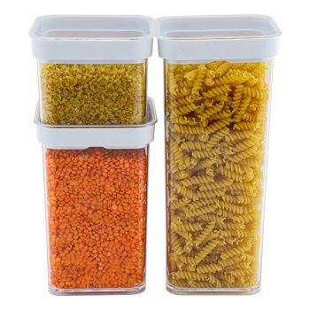 ® Vakumlu Kare Saklama Kabı - 0,50 Litre